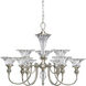 Roxbury 9 Light 32 inch Classic Silver Chandelier Ceiling Light