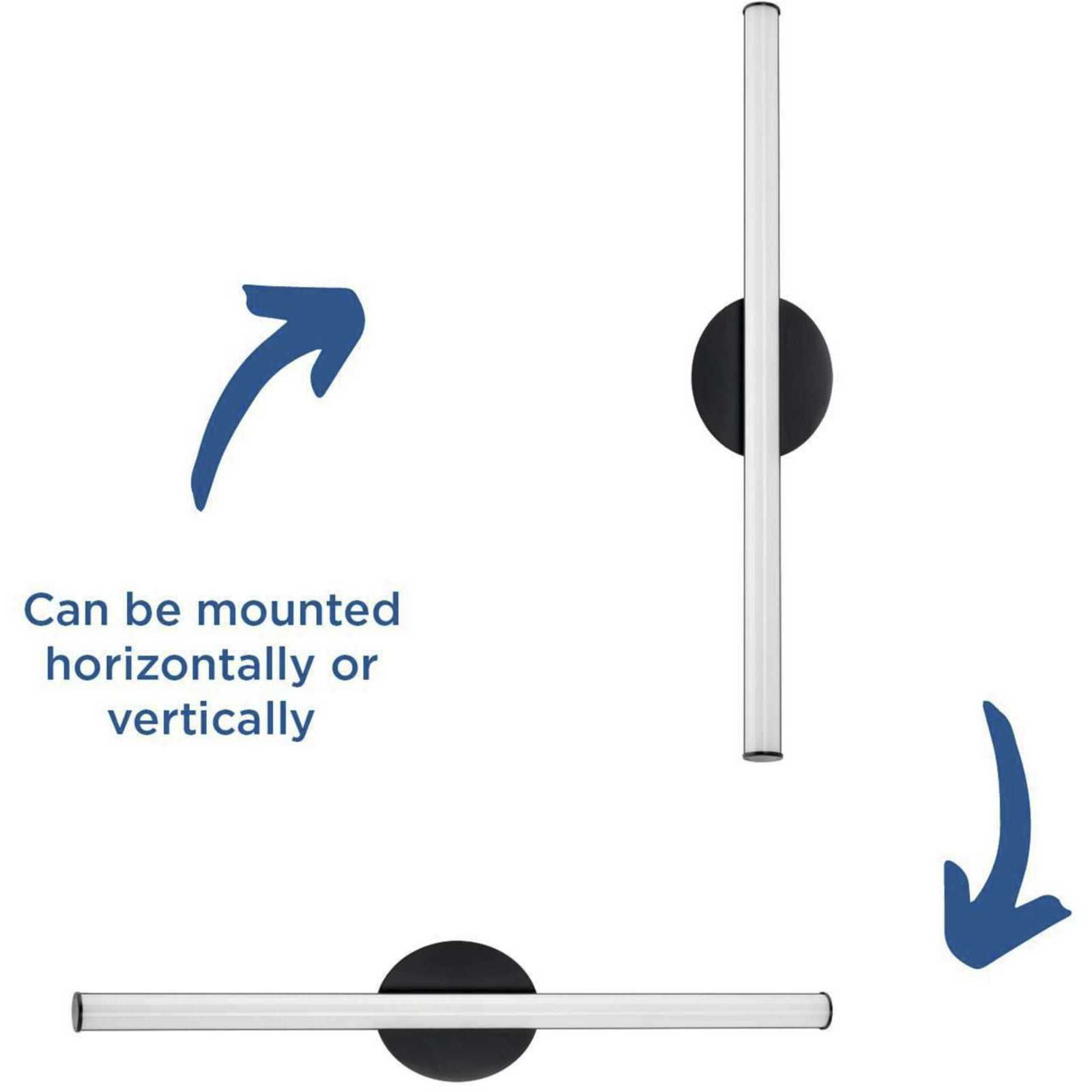 Phase 3 LED LED 32 inch Matte Black Vanity Light Wall Light