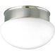 Fitter 2 Light 10 inch Brushed Nickel Flush Mount Ceiling Light in Bulbs Not Included