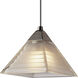Illuma-Flex 1 Light Low Volt Brushed Nickel Flex Track Fixture Ceiling Light in Pyramid White