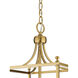 Parkhurst 3 Light 11 inch Brushed Bronze Foyer Pendant Ceiling Light