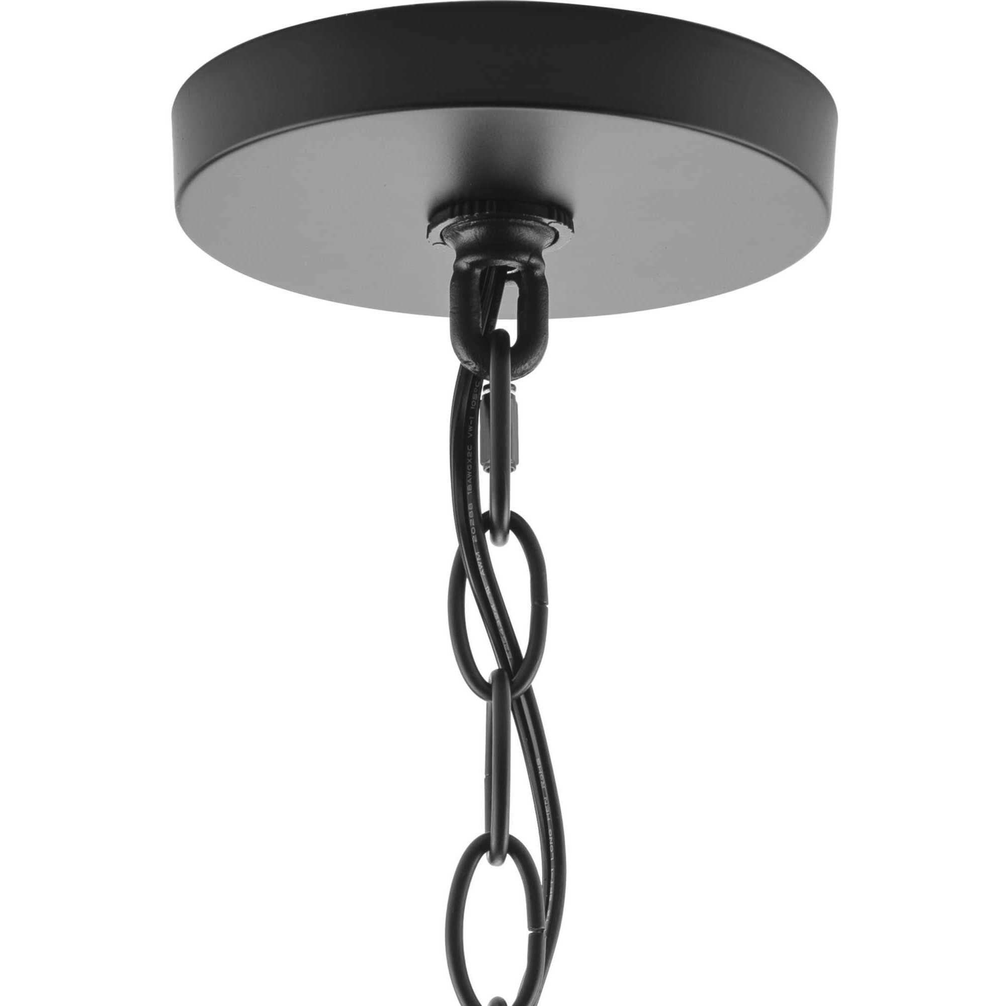 Gilliam 3 Light 10 inch Matte Black Foyer Light Ceiling Light