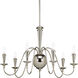 Identity 7 Light 31 inch Polished Nickel Chandelier Ceiling Light