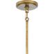 Laurel 6 Light 28 inch Gold Ombre Chandelier Ceiling Light, Design Series