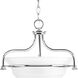 Tinsley 2 Light 16.5 inch Polished Chrome Semi-Flush Mount Convertible Ceiling Light
