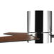 Braden 56 inch Polished Chrome with Black/American Walnut Blades Hugger Ceiling Fan, Progress LED