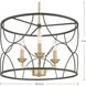Landree 3 Light 18 inch Matte Black Chandelier Ceiling Light