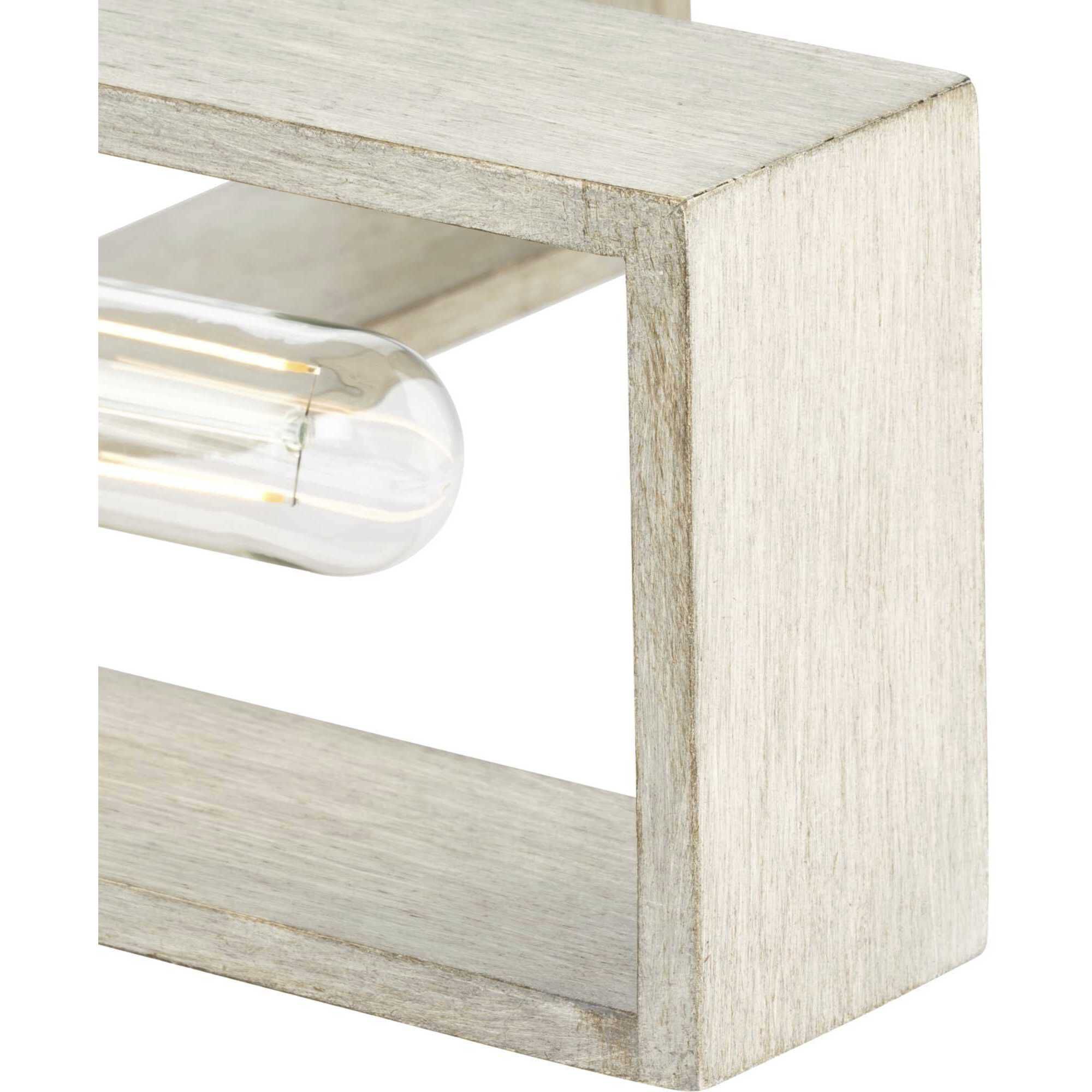 Boundary 4 Light 24 inch Brushed Nickel Semi-Flush Mount Ceiling Light, Design Series