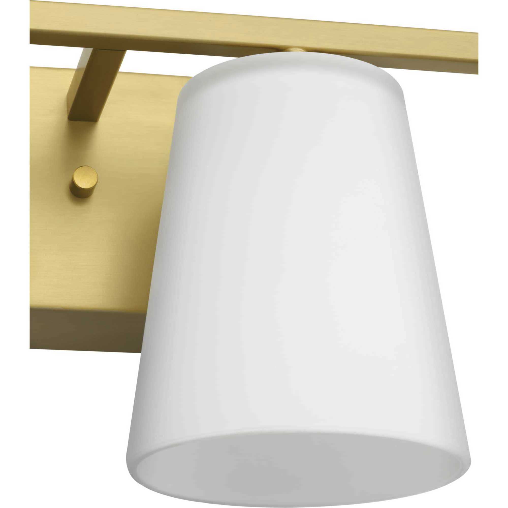 Vertex 4 Light 29 inch Brushed Gold Bath Light Wall Light