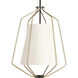 Hangar 1 Light 20 inch Antique Bronze Pendant Ceiling Light, Design Series