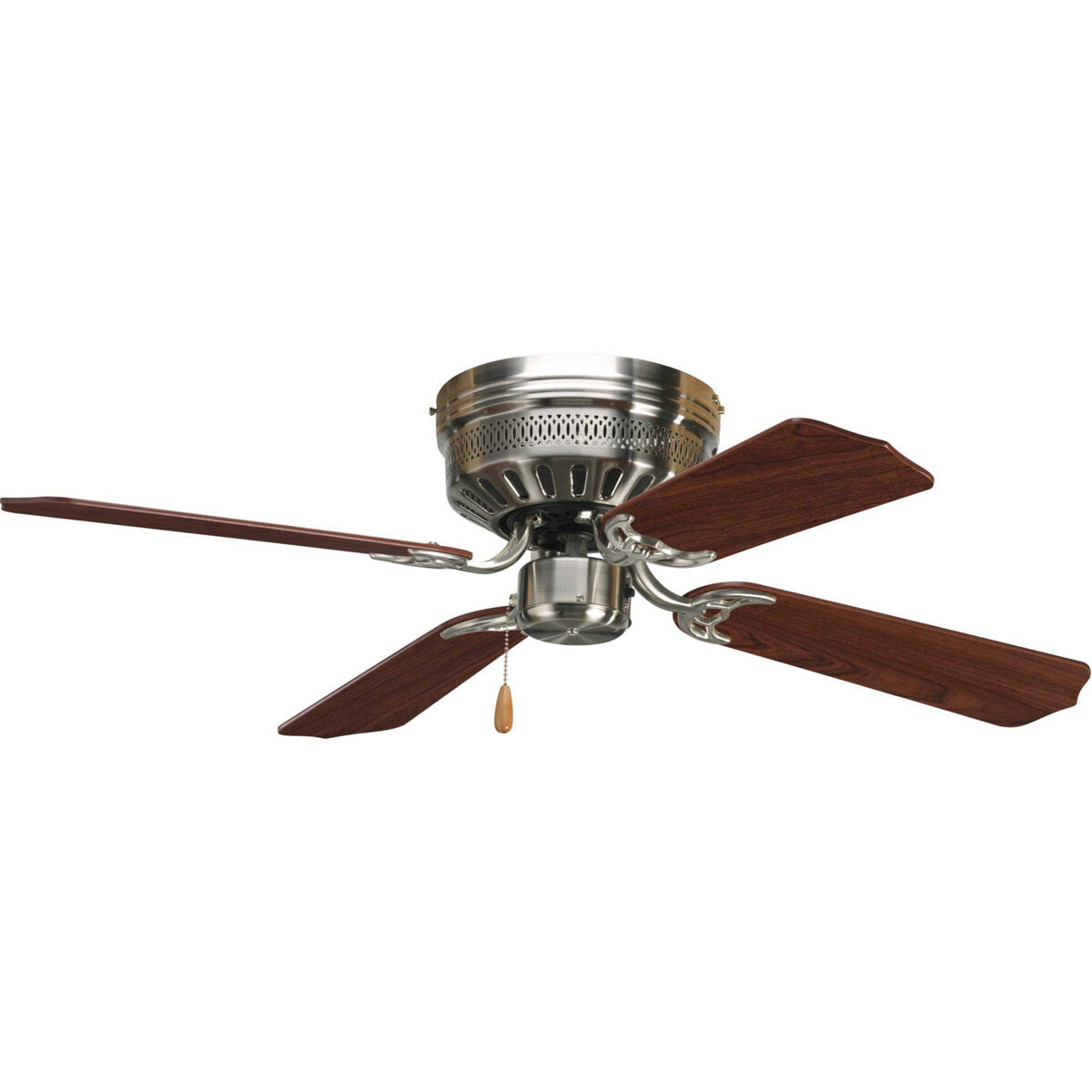 AirPro Hugger 42 inch Brushed Nickel with Cherry/Natural Cherry Blades Ceiling Fan