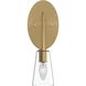 Jheni 1 Light 7 inch Brushed Gold Wall Sconce Wall Light