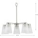 Tanner 5 Light 20.5 inch Brushed Nickel Chandelier Ceiling Light