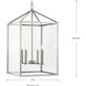 Hillcrest 4 Light 17 inch Brushed Nickel Foyer Light Ceiling Light
