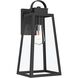 Hedry 1 Light 16 inch Matte Black Outdoor Wall Lantern