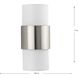 Silva 2 Light 7.87 inch Brushed Nickel Wall Sconce Wall Light, Design Series