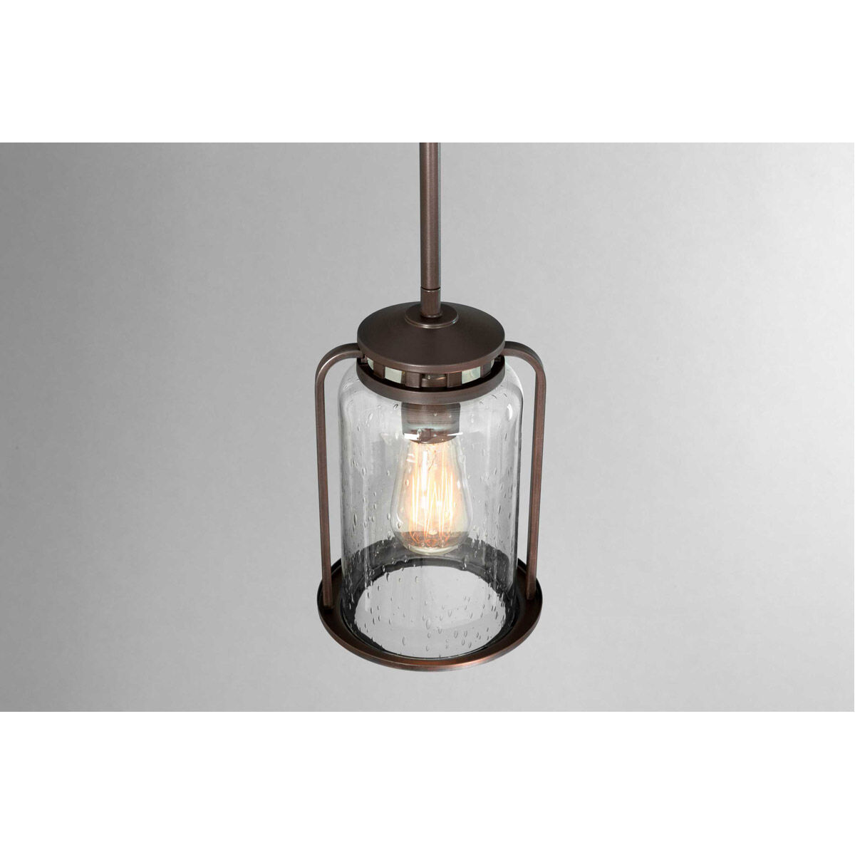Botta 1 Light 6 inch Antique Bronze Outdoor Hanging Lantern, Small