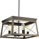 Briarwood 4 Light 20 inch Antique Bronze Chandelier Ceiling Light