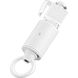 Alpha Trak 120 White Track Fixture Adapter Ceiling Light in Matte White