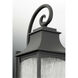 Maison 1 Light 16 inch Textured Black Outdoor Wall Lantern, Small
