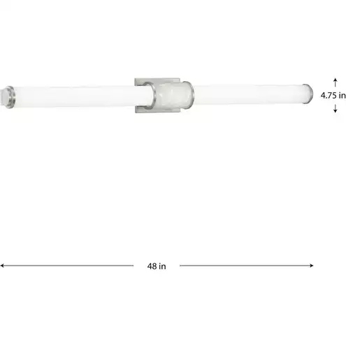 Progress Light Linear Led Progress P300207-009-30 Phase 1.2 LED LED 48 inch Brushed Nickel Linear ...
