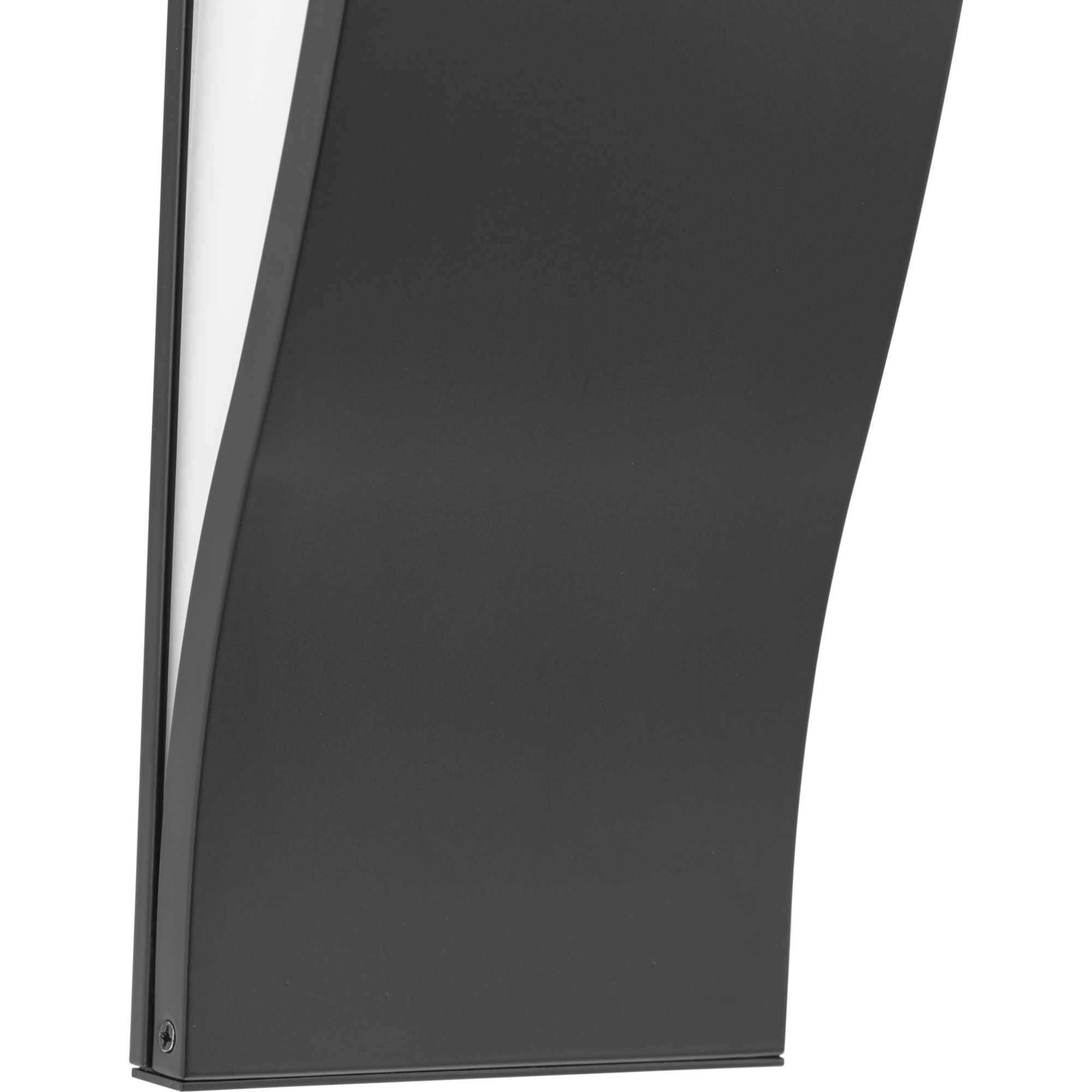 Curvity LED LED 24 inch Matte Black Linear Vanity Light Wall Light, Progress LED