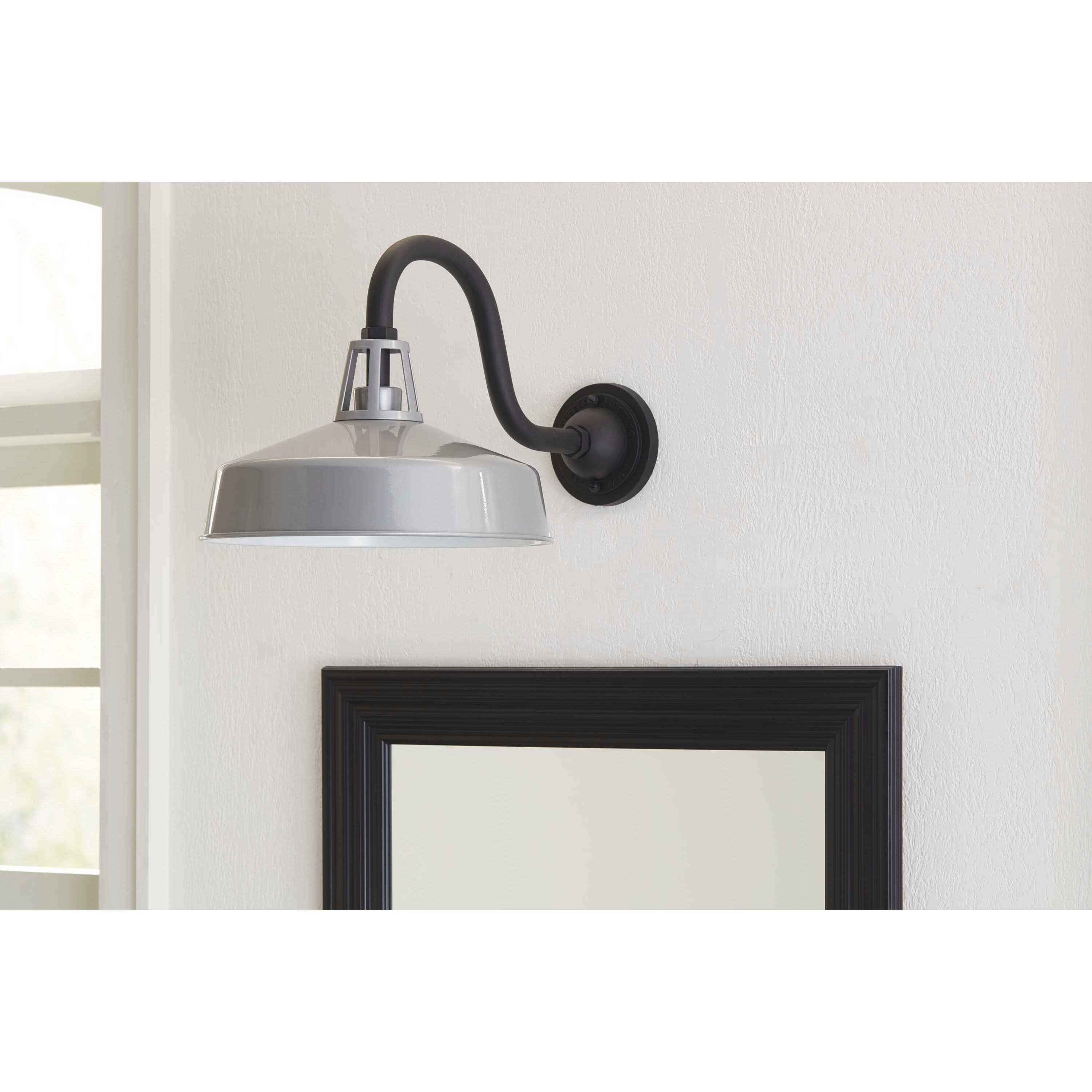 Cedar Springs 1 Light 11 inch Metallic Gray Outdoor Wall Lantern, Extra Large