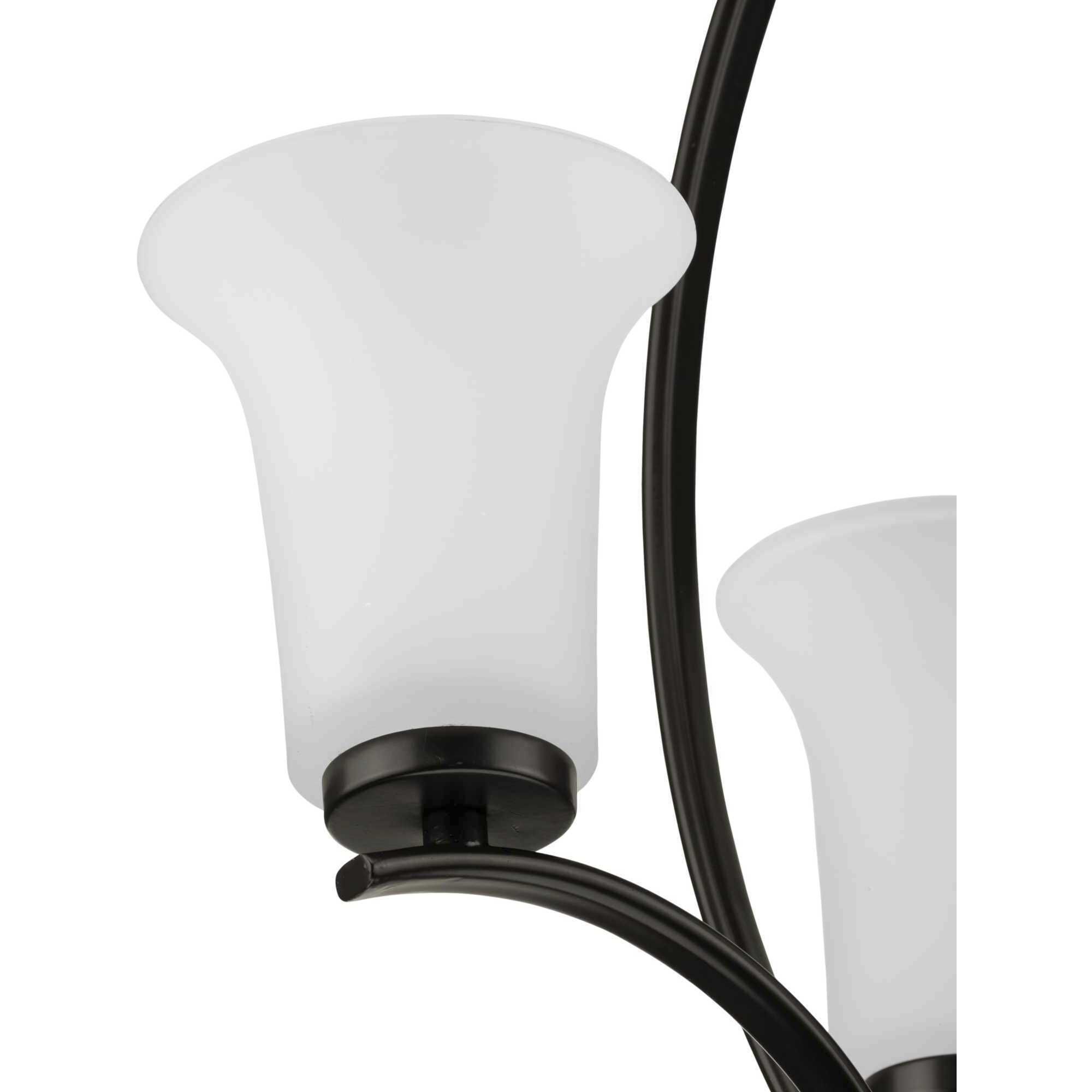 Joy 3 Light 14.63 inch Antique Bronze Foyer Chandelier Ceiling Light