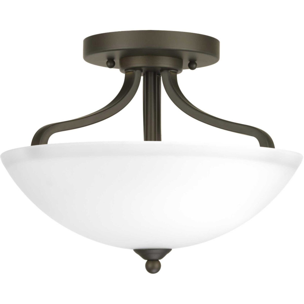Laird 2 Light 13 inch Antique Bronze Semi-Flush Mount Convertible Ceiling Light