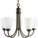 Gather 5 Light 21 inch Antique Bronze Chandelier Ceiling Light in Bulbs Not Included, Standard