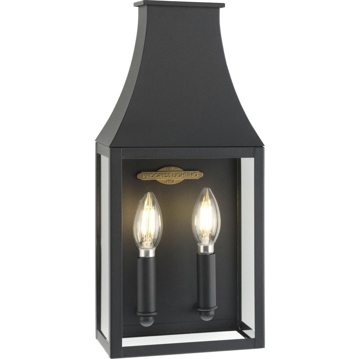 Radcliffe 2 Light 16 inch Black Outdoor Wall Lantern