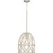 Chastain 1 Light 14 inch Bleached Oak Pendant Ceiling Light