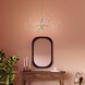 Pilar 9 Light 40 inch Brushed Nickel Chandelier Ceiling Light