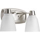 Asset 2 Light 14 inch Brushed Nickel Bath Vanity Wall Light