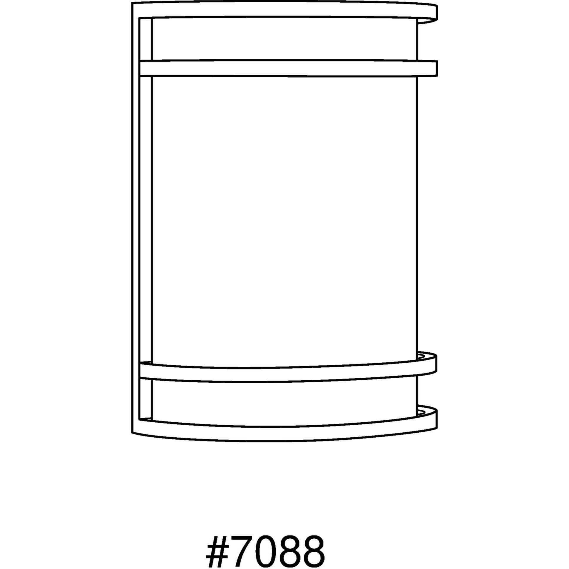 LED Sconce LED 8 inch Brushed Nickel Wall Sconce Wall Light, Progress LED