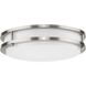 Abide LED LED 10.24 inch Brushed Nickel Flush Mount Ceiling Light, Small, Progress LED