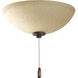Riverside 3 Light Antique Bronze Fan Light Kit in Etched Light Topaz Wave