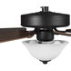 Builder 52 inch Architectural Bronze with Medium Cherry/Classic Walnut Blades Ceiling Fan