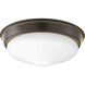 LED Flush Mount LED 13.25 inch Antique Bronze Flush Mount Ceiling Light, Progress LED