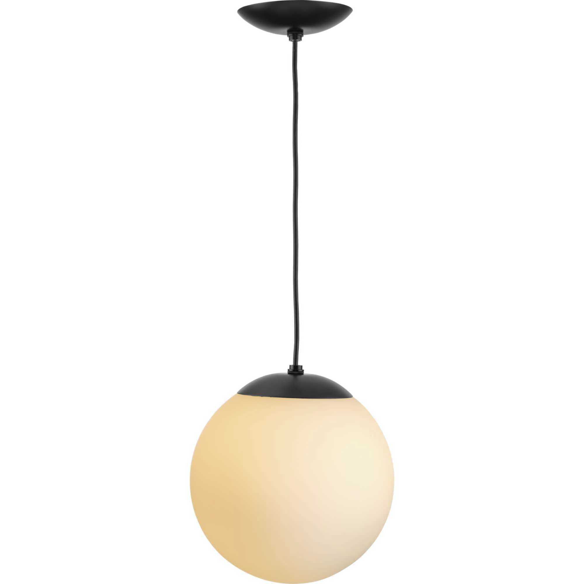 Atwell 1 Light 10 inch Matte Black Pendant Ceiling Light, Medium