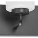 Merry 6 Light 48 inch Matte Black Bath Vanity Light Wall Light