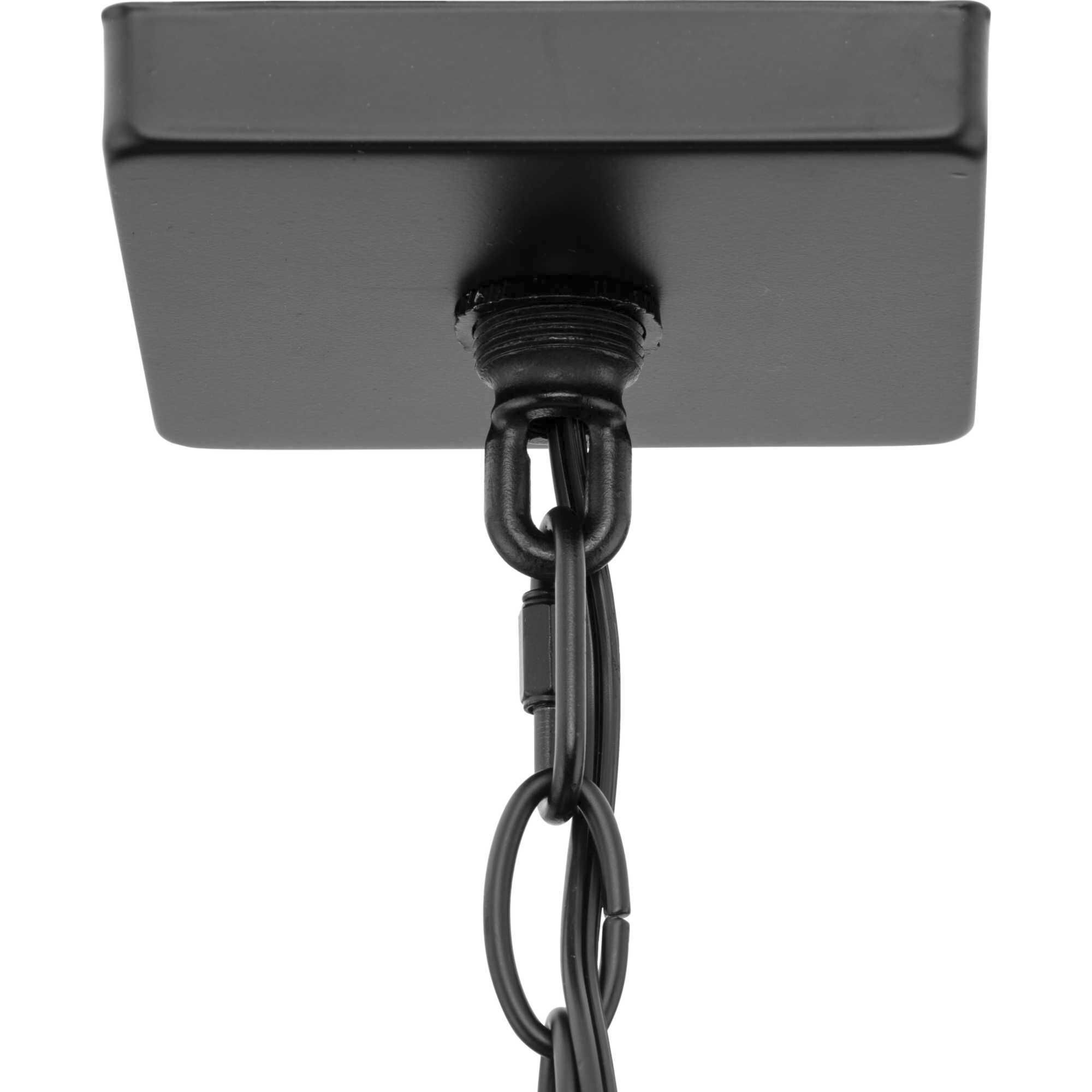 Hillcrest 4 Light 17 inch Matte Black Foyer Light Ceiling Light