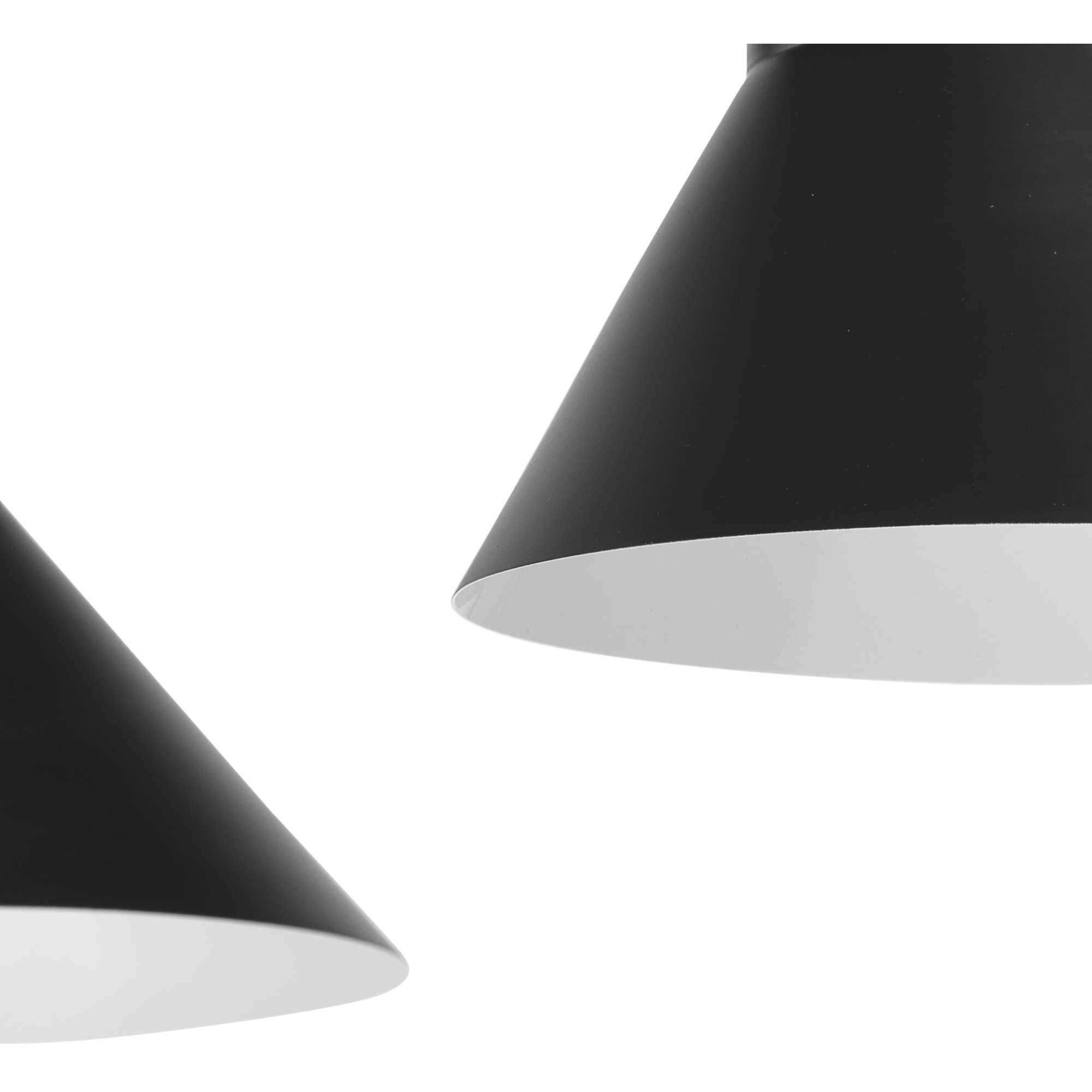 Trimble 3 Light 44.12 inch Matte Black Chandelier Ceiling Light, Design Series