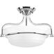 Tinsley 2 Light 16.5 inch Polished Chrome Semi-Flush Mount Convertible Ceiling Light