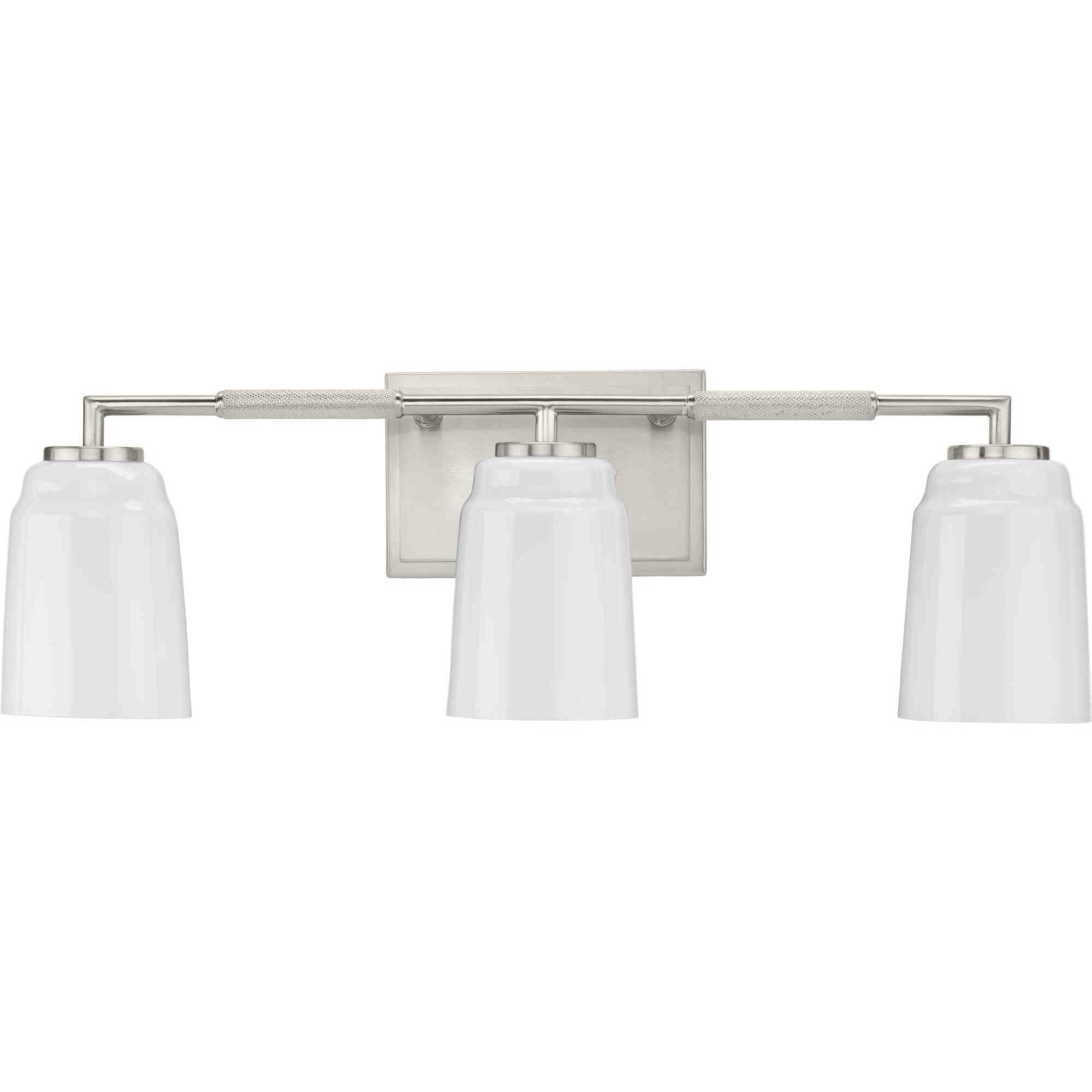 Spenser 3 Light 23.37 inch Brushed Nickel Vanity Light Wall Light