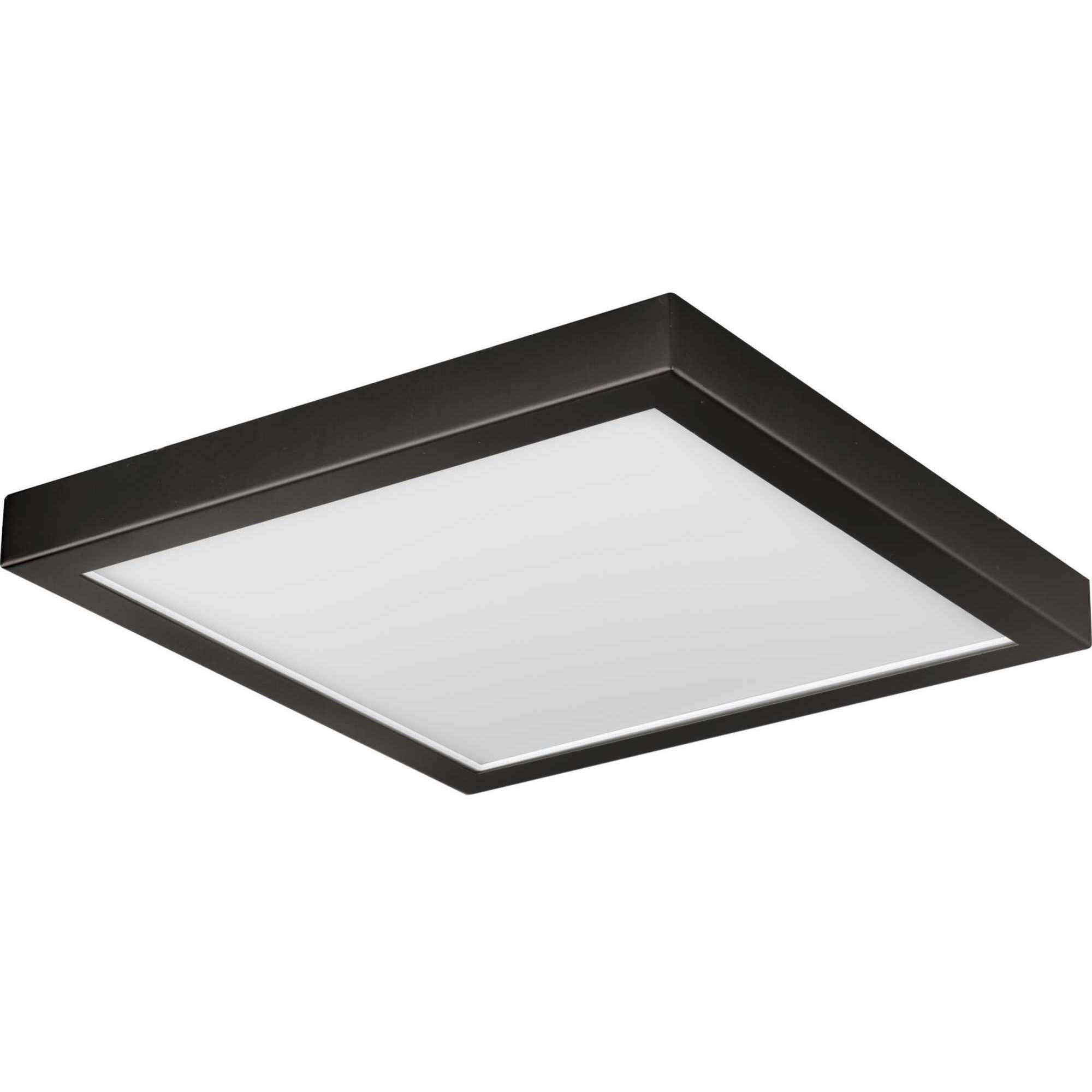 Everlume LED 11 inch White Edgelit Square Flush Mount Ceiling Light, Progress LED
