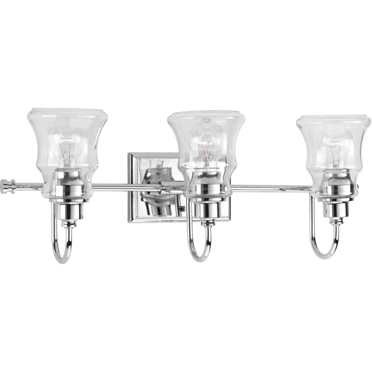 Litchfield 3 Light 24 inch Polished Chrome Bath Vanity Wall Light