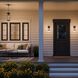 Kagen 1 Light 10 inch Matte Black Outdoor Wall Light