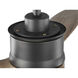 Farris 60 inch Graphite with Driftwood Blades Ceiling Fan, Progress LED