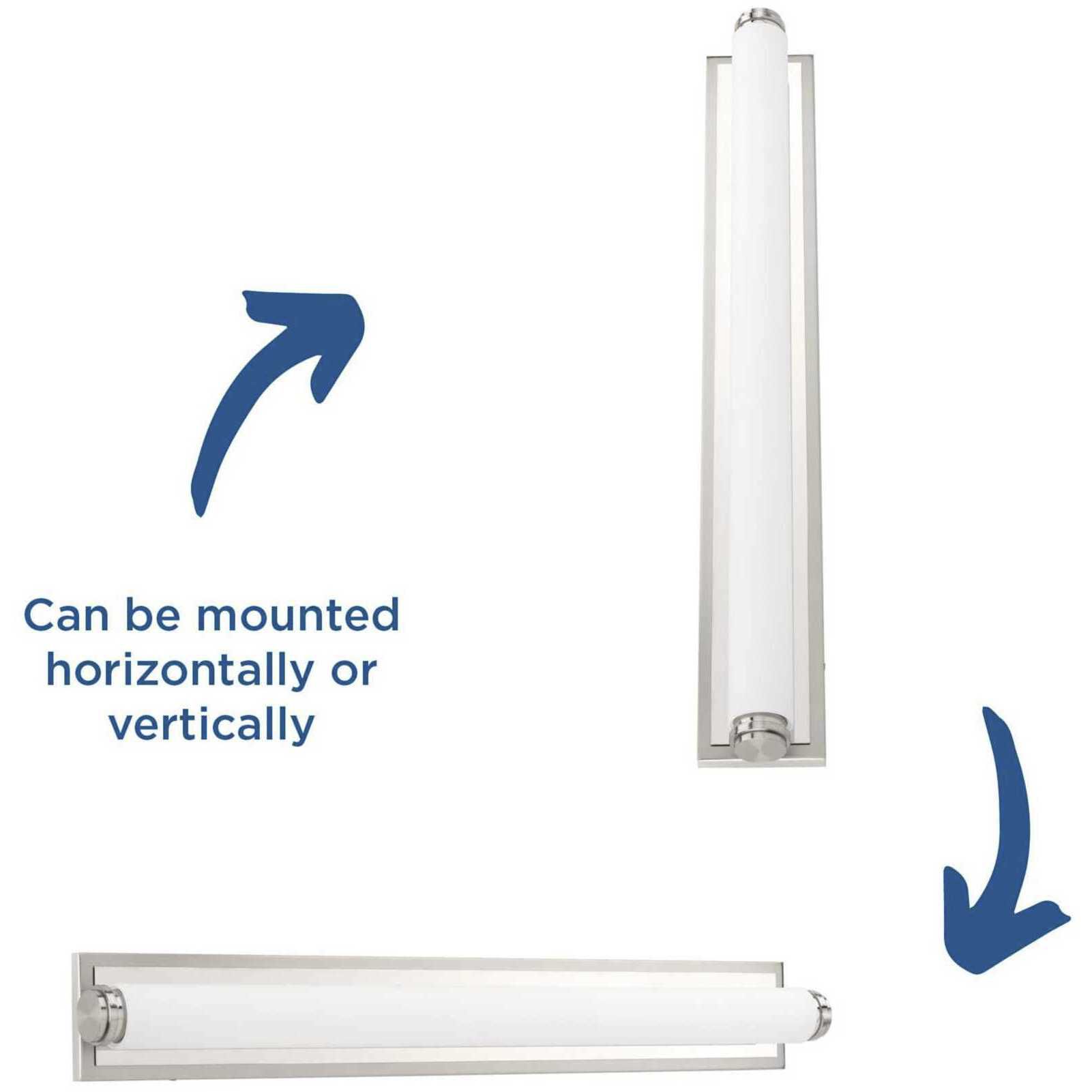 Concourse LED LED 36 inch Brushed Nickel Bath Vanity Wall Light, Progress LED